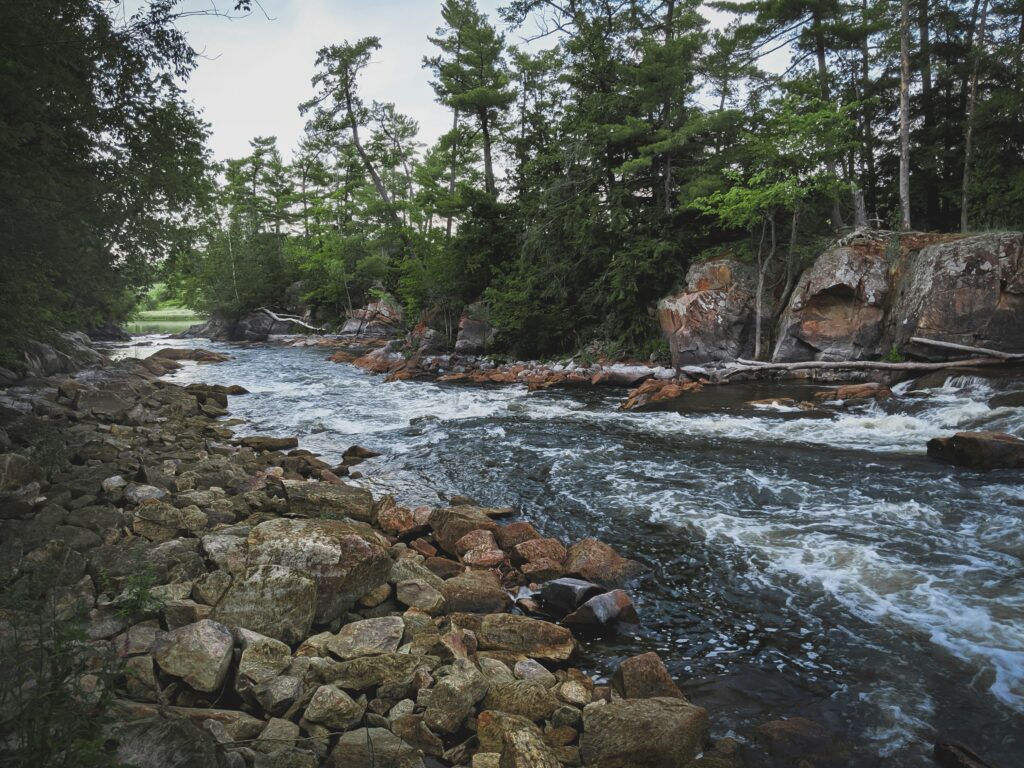 flowing river