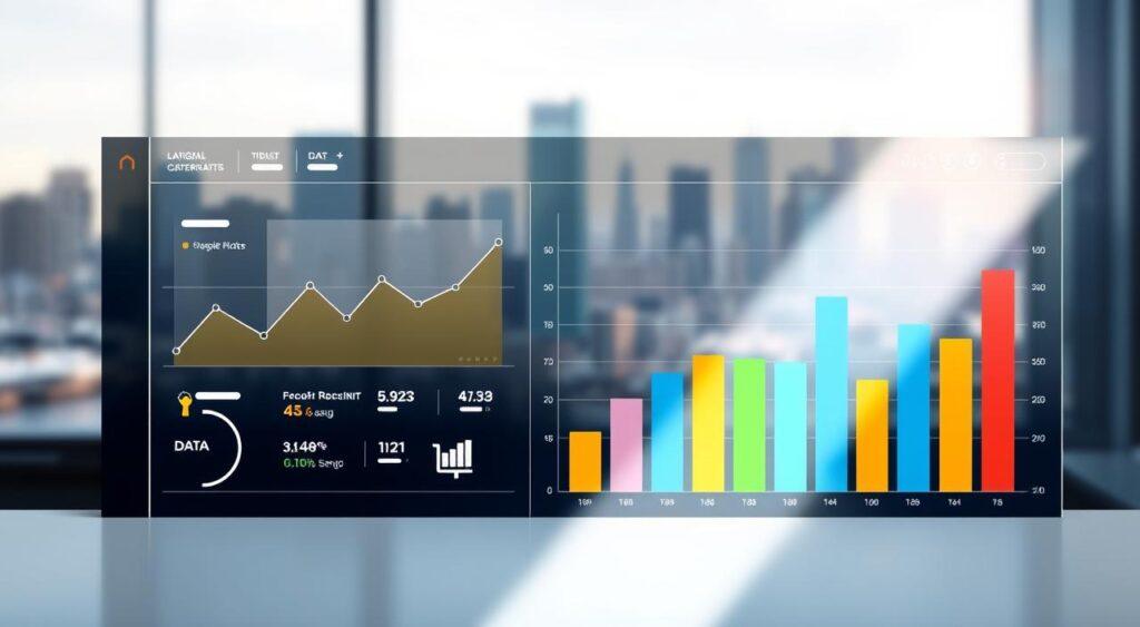 A meticulously designed data visualization dashboard, with a clean and modern aesthetic. In the foreground, a sleek bar chart displays the integration of various data types, each represented by distinct color-coded bars. The middle ground features abstract geometric shapes and minimalist icons, symbolizing the interconnectedness of these data sources. The background showcases a serene, blurred cityscape, conveying a sense of balance and harmony. Soft, directional lighting illuminates the dashboard, creating depth and emphasizing the informative nature of the display. The overall composition reflects the seamless integration of base rate information into a decision-making process, enabling informed and data-driven insights.