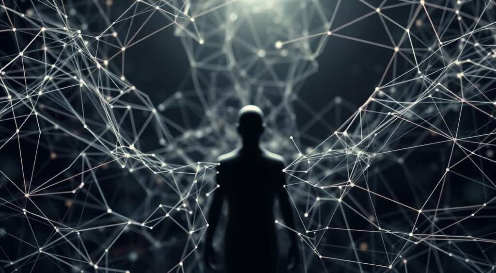 Acton's law mental model: a detailed visual depiction of complex, interconnected behavioral patterns. 