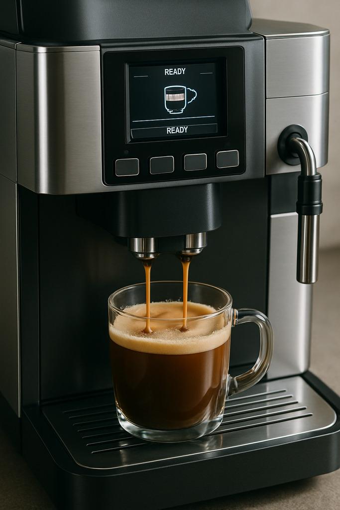 a hi tech machine making a coffee- eliza effect mental model