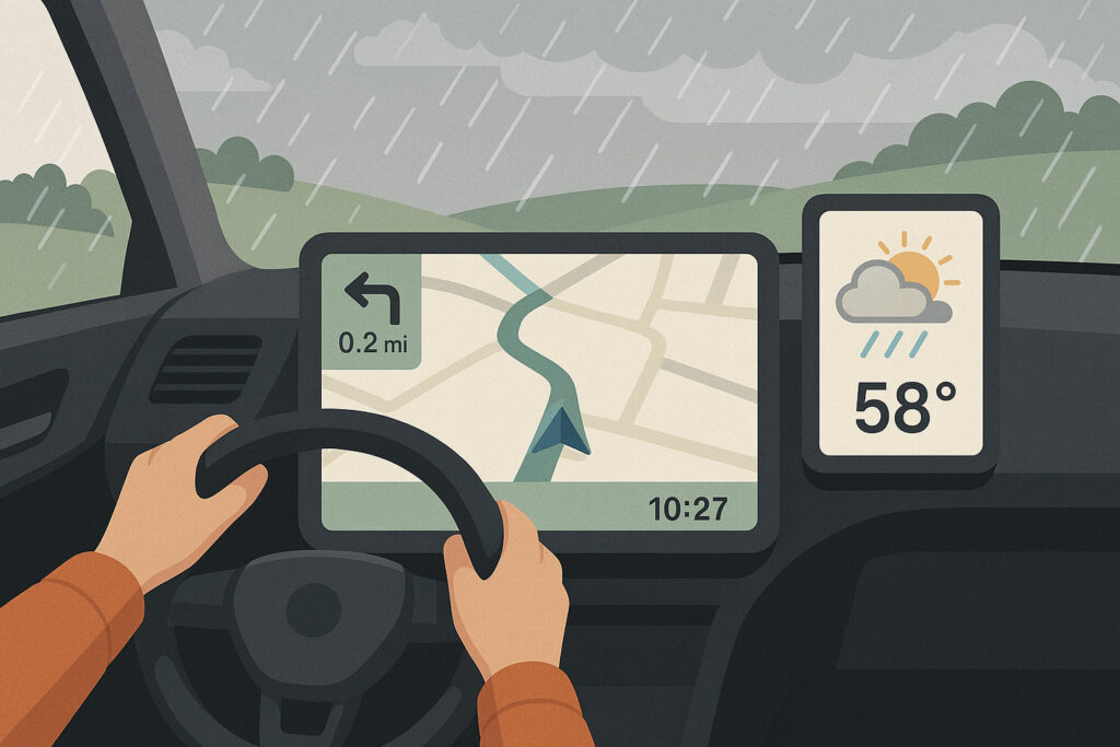 holistic thinking- using GPS alongside weather 