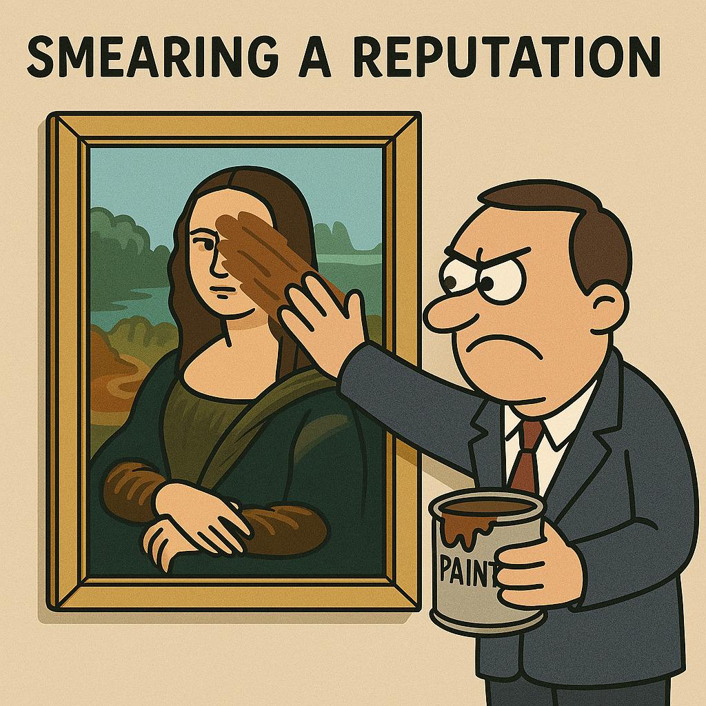 smearing a reputation