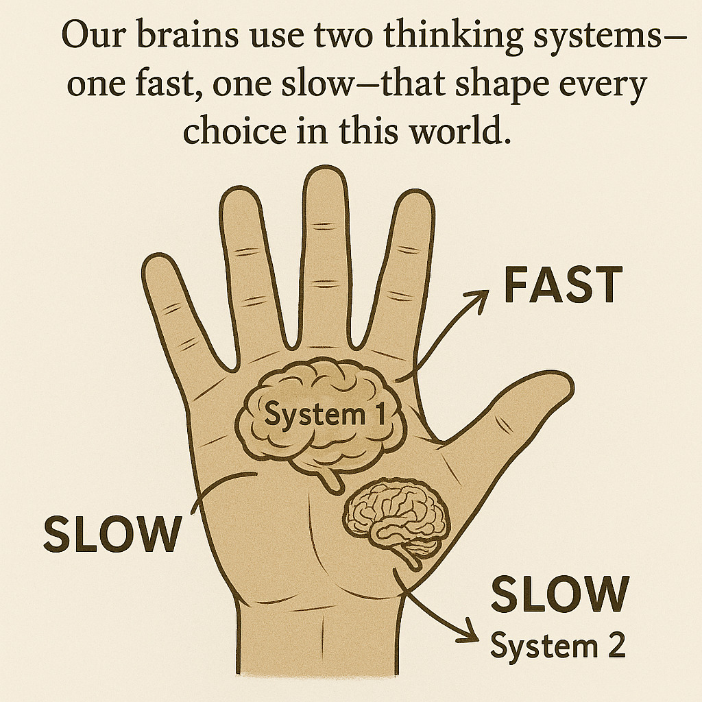 two thinking systems—one fast, one slow two thinking systems—one fast, one slow