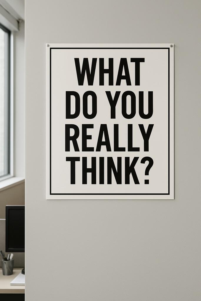 what do you really think