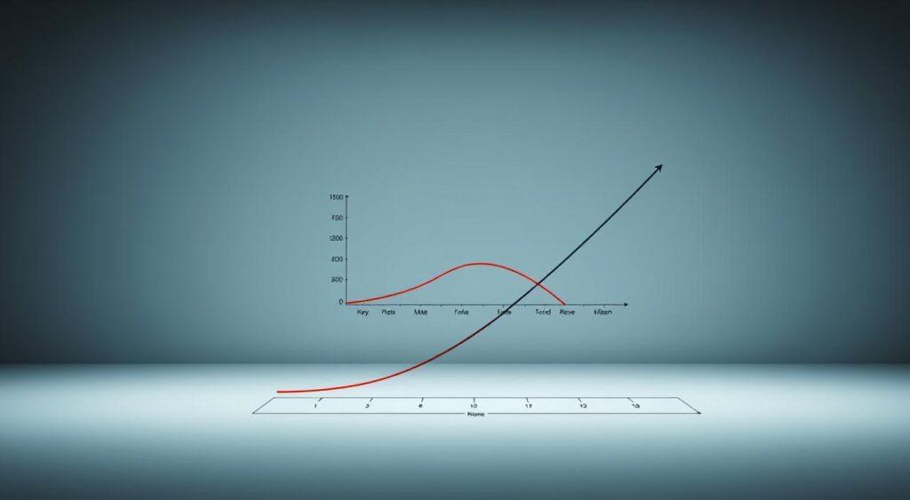 A modern monetary policy diagram set against a sleek, minimalist backdrop. In the foreground, a central bank's key interest rate and inflation rate curves converge, illustrating the dynamic relationship between the two. The middle ground features an abstract visual representation of monetary policy tools, such as open market operations and reserve requirements. In the background, a stylized representation of the Phillips Curve, depicting the trade-off between unemployment and inflation, provides context. The entire scene is bathed in a cool, professional color palette, evoking the precision and complexity of modern monetary policy decision-making.