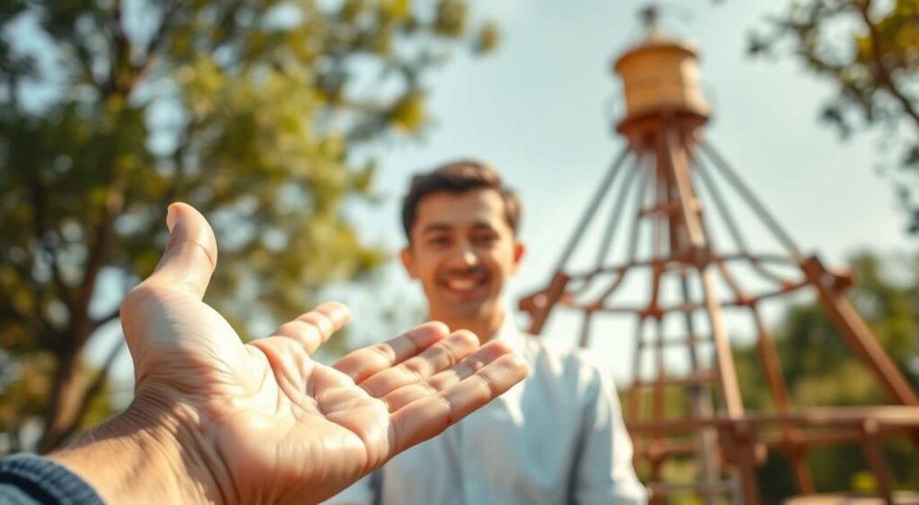 A thoughtful and harmonious composition capturing the key components of trust - care, sincerity, competence, and reliability. In the foreground, a warm and inviting hand reaching out, conveying a sense of care and concern. In the middle ground, an open and sincere gaze, expressing genuine emotion. In the background, a sturdy, well-crafted structure symbolizing competence and reliability. Soft, natural lighting illuminates the scene, creating a serene and reassuring atmosphere. The overall image exudes a sense of trust, professionalism, and human connection.