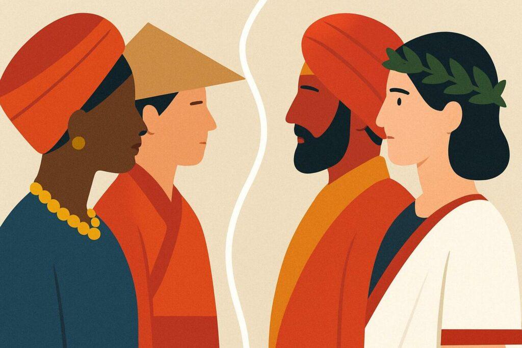 Cultural traditions often draw invisible lines