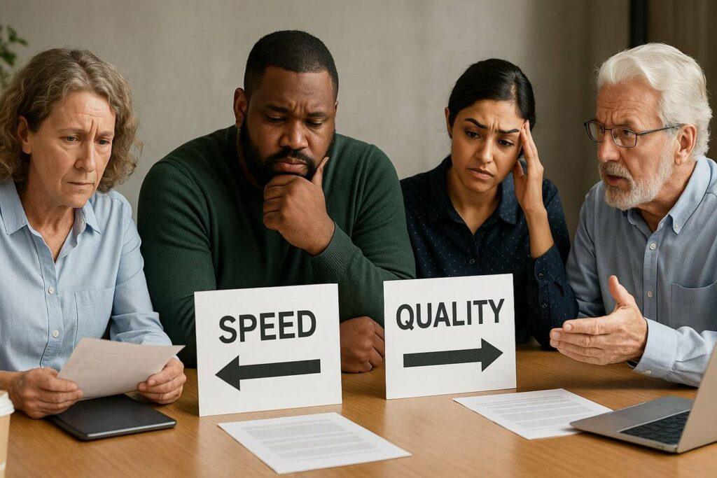 speed vs quality- the philpps curve mental model