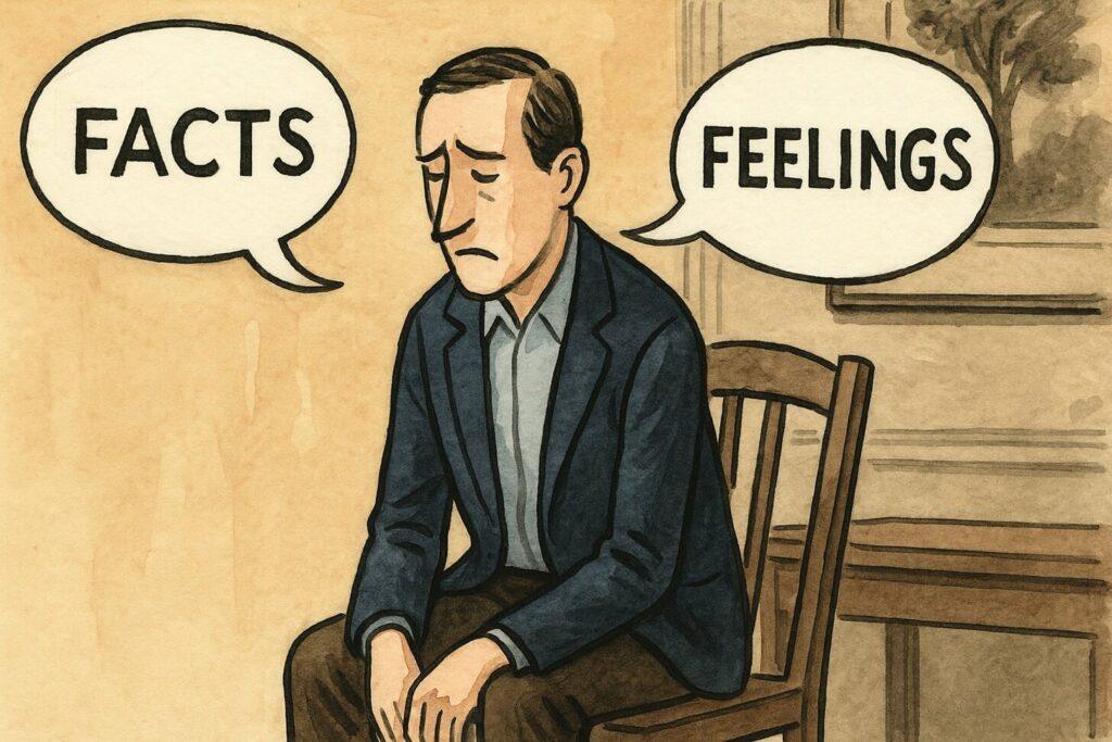 torn between facts and feelings