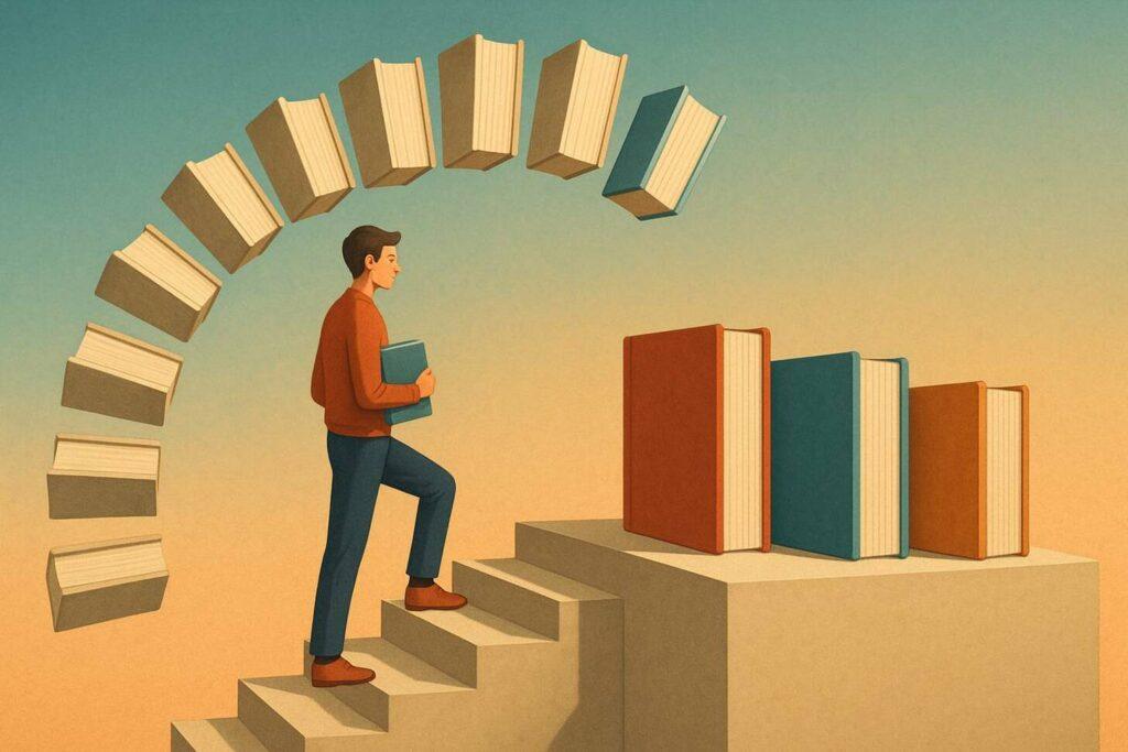 A small number of skills-power laws mental model