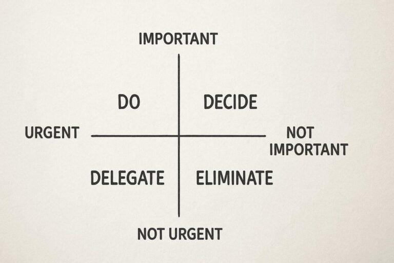 The Eisenhower Matrix Mental Model