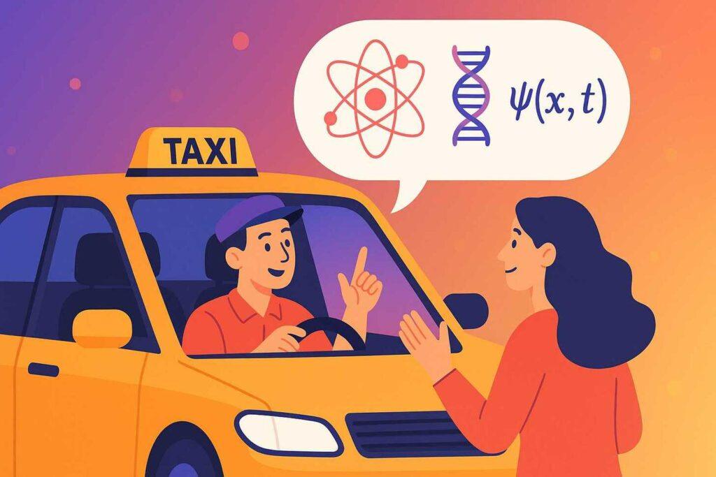 explain quantum physics-chauffeur knowledge mental model