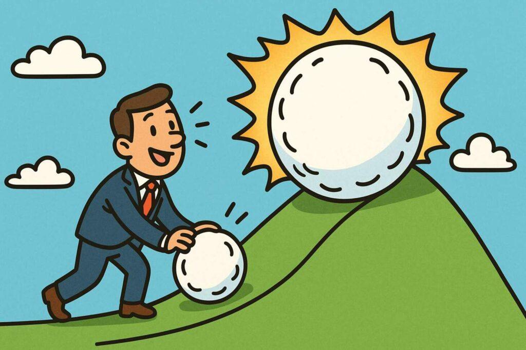 small efforts will snowball