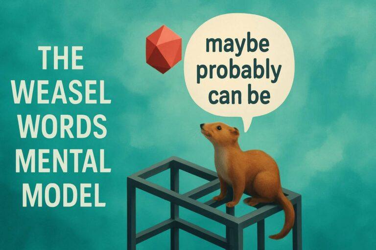 the Weasel Words Mental Model