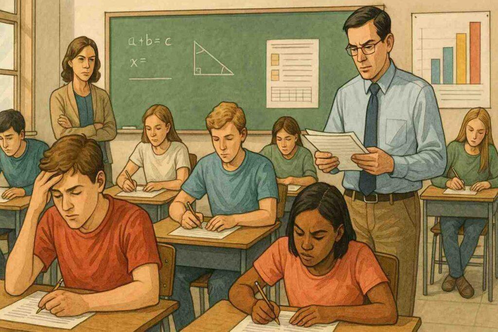 Campbell's Law in action is teaching to the test