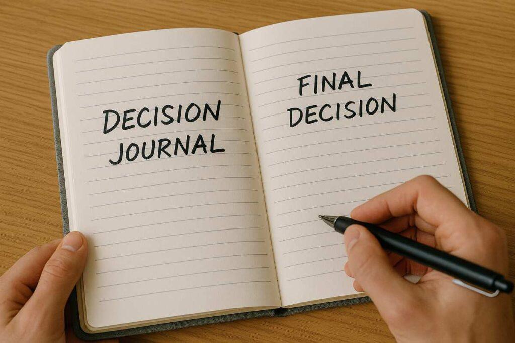 a decision journal