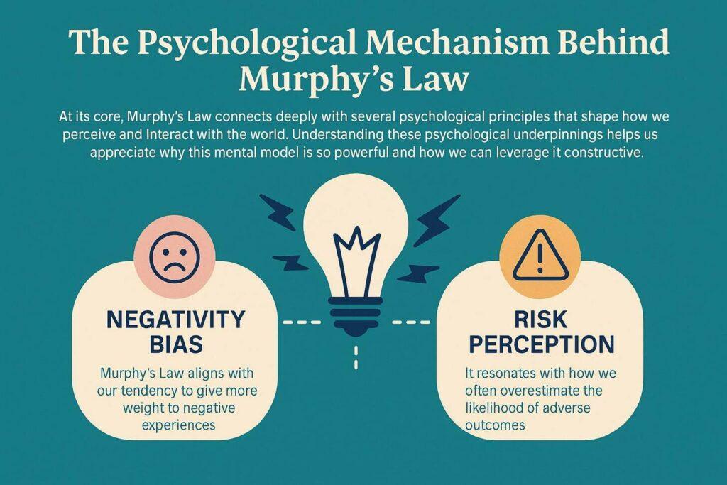 cognitive biases related to Murphys Law mental model 