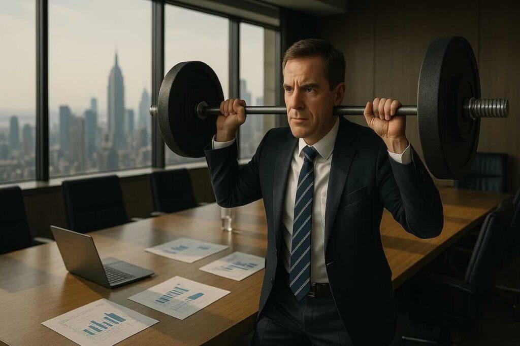 delicate balance between risk and stability- Barbell Strategy Mental Model