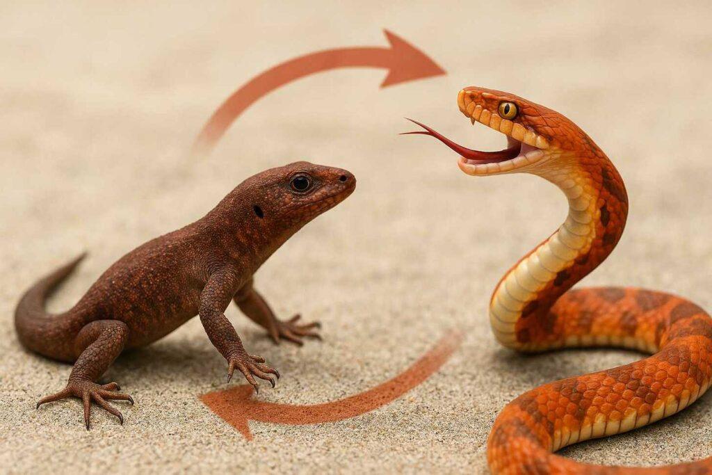 evolutionary arms race between predator and prey