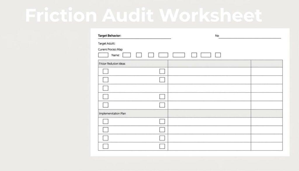 friction audit worksheet friction audit worksheet